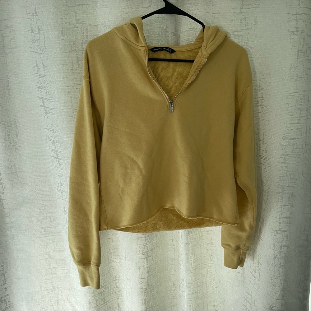 Abercrombie & Fitch Yellow Hoodie